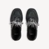 Hamptons-sneakers for kvinner i slitt utseende, i svart