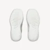 Hamptons-sneakers for menn i slitt look, i hvitt/mørkeblått/grått