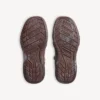 Hamptons-sneakers i semsket skinn for menn i mørkebrunt/grått