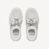 Hamptons-sneakers i semsket skinn for menn i offwhite/svart