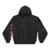 Heavy Metal-hettegenser med glidelås, oversized «Black Faded» 744444TOVD91055
