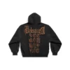Heavy Metal-hettegenser med glidelås, oversized «Black Faded» 744444TOVD91055