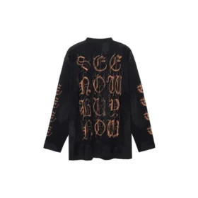 Heavy Metal langermet T-skjorte i oversized-passform «Black Faded» 739783TOVE11055