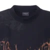 Heavy Metal-T-skjorte, stor passform «Black Faded» 744439TOVE11055