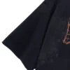 Heavy Metal-T-skjorte, stor passform «Black Faded» 744439TOVE11055
