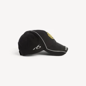 Herre-cap med maritimt emblem i svart