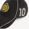 Herre-cap med maritimt emblem i svart