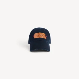 Herre-logo-cap i marineblå