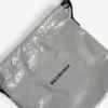 Herre-shopper med støvpose og crossbody-veske, medium, i Balenciaga-grå