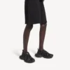 Herresneaker i størrelse 3XL med ekstreme snørebånd i svart