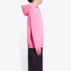 Hettegenser i medium passform med Political Campaign-motiv «Pink» 600583TJVD45713