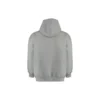 Hettegenser i slitt bomullsjersey med glidelås «Grey» 744454TOVV91241