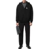 Hettegenser med glidelås og brodert logo «Black» 674719TLVH81070