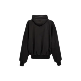 Hettegenser med glidelås, stor passform «Black» 750965TNT391000