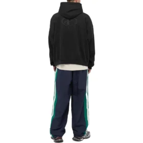 Hettegenser med logo på ryggen «Black» 674986TLV971069