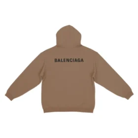 Hettegenser med logo på ryggen, normal passform «Brown» 600583TMVF57761