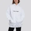 Hettegenser med logotrykk, hvit 578135TIV559040