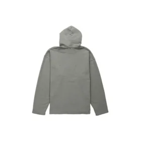 Hettegenser med uskarpt logo og slitt look «Grey» 661711TKVD68174