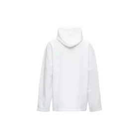 Hettegenser med uskarpt logo og slitt look «White» 661711TKVD69040