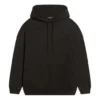 Hettegensere med logo, medium passform «Washed Black» 600583TLVB81146