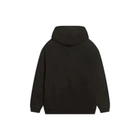 Hettegensere med logo, medium passform «Washed Black» 600583TLVB81146