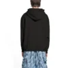 Hettegensere med logo, medium passform «Washed Black» 600583TLVB81146