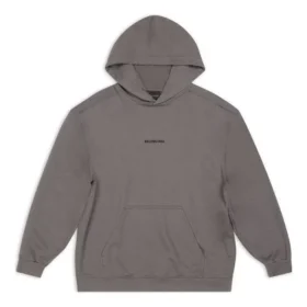 Hettegensere med ryggetrykk, medium passform «Grey» 600583TNVH11227