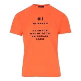 «Hi My Name Is»-T-skjorte «Orange» 661705TKVK47513