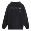 Håndtegnet Balenciaga-hettegenser, medium passform «Black» 600583TOVO61070