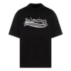 Håndtegnet Balenciaga-T-skjorte «Black» 641675TNVE71197