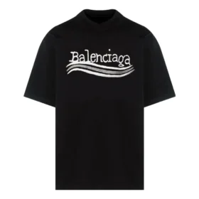 Håndtegnet Balenciaga-T-skjorte «Black» 641675TNVE71197