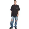 Håndtegnet Balenciaga-T-skjorte, stor passform «Black» 641675TOVO51070