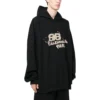 Håndtegnet BB Icon-hettegenser i stor størrelse «Black» 620973TNVQ11059