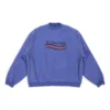 Håndtegnet Political Campaign-oversized-genser «Blue» 720428TNVE84119