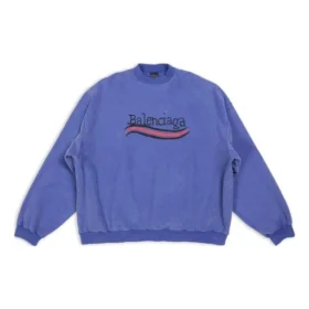 Håndtegnet Political Campaign-oversized-genser «Blue» 720428TNVE84119 Håndtegnet Political Campaign-oversized-genser «Blue» 720428TNVE84119