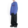 Håndtegnet Political Campaign-oversized-genser «Blue» 720428TNVE84119