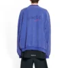Håndtegnet Political Campaign-oversized-genser «Blue» 720428TNVE84119
