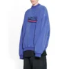 Håndtegnet Political Campaign-oversized-genser «Blue» 720428TNVE84119