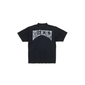 Håndtegnet T-skjorte, medium passform «Black Faded» 764235TPVU41569 Håndtegnet T-skjorte, medium passform «Black Faded» 764235TPVU41569
