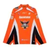 Hockey-T-skjorte med paneler og lange ermer «Orange» 657105TKV247074