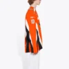 Hockey-T-skjorte med paneler og lange ermer «Orange» 657105TKV247074