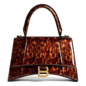 Hourglass liten håndveske med skilpaddeskallmønster «Brown» 5935462AAZK2126