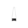 Hourglass-lommebok med kjede, metallisert «Grey» 6560502AAVG1314
