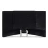 Hourglass Velvet Jersey Wallet On Chain «Black» 6560502AAPT1000