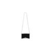 Hourglass Velvet Jersey Wallet On Chain «Black» 6560502AAPT1000