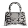 Hourglass Xs-håndveske med kjede-broderi «Silver» 7204712AARN8110