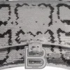 Hourglass Xs-håndveske med kjede-broderi «Silver» 7204712AARN8110