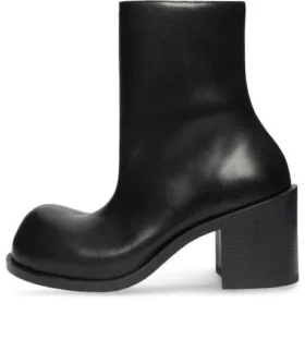 Hummer 90 mm støvletter «Black Leather» 712843WBDO01000