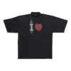 «I Love»-T-skjorte, stor passform «Black» 744439TOVH39034