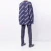 Intarsia-strikket genser med logo «Svart» 623283T15674177